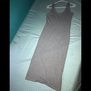 Gray Tank Top Dress